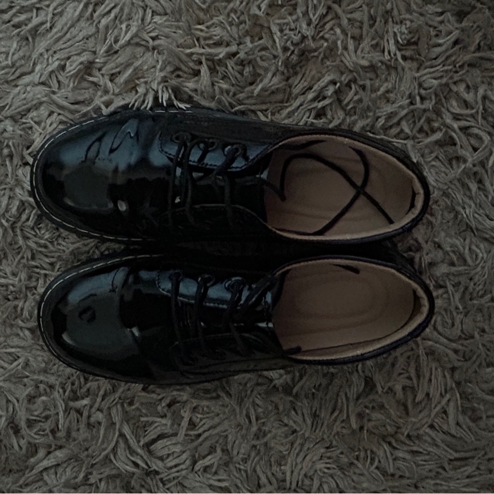& Other Stories Black Classic Oxfords